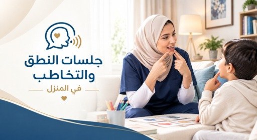 جلسات نطق وتخاطب في المنزل